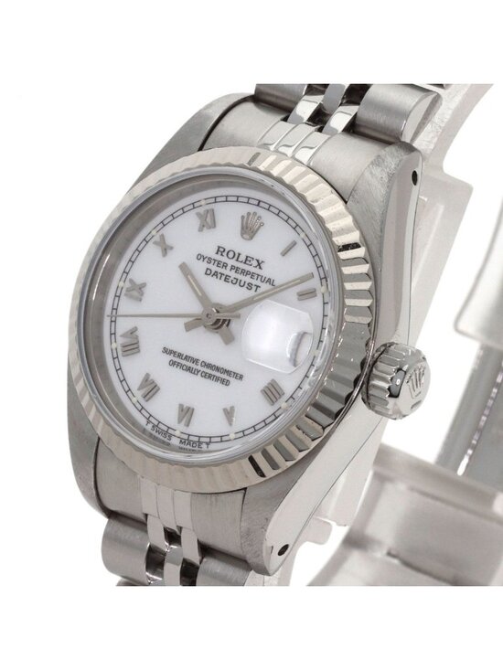 Rolex Datejust Watch SS 18k White Gold main image 11